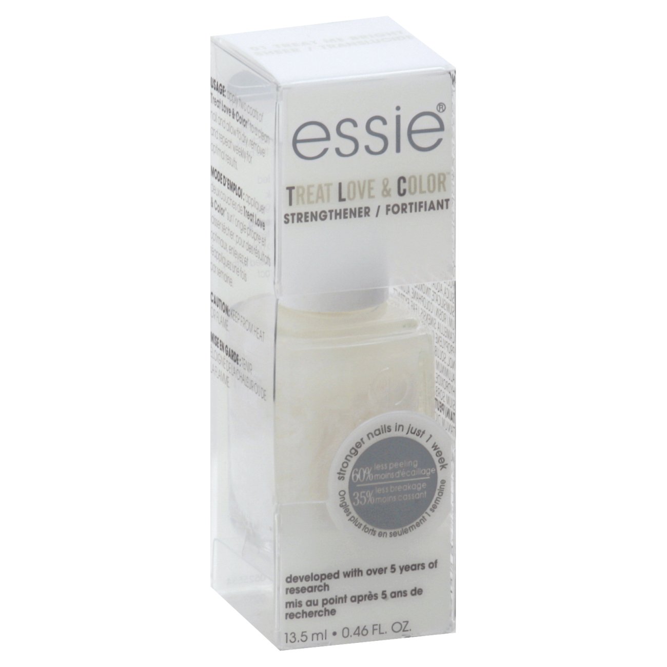 essie Treat Love & Color Nail Polish & Strengthener Treat Me Bright Shop Nail Polish at HEB