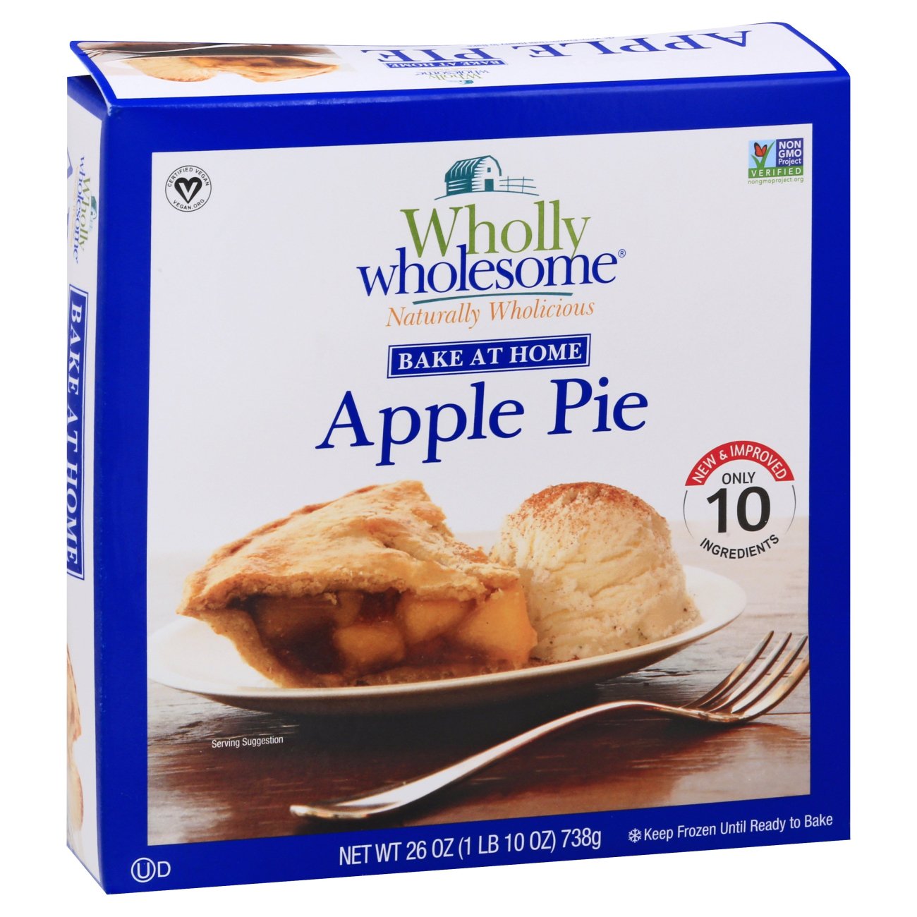 Wholly Wholesome Bake At Home Apple Pie Shop Desserts & Pastries at HEB
