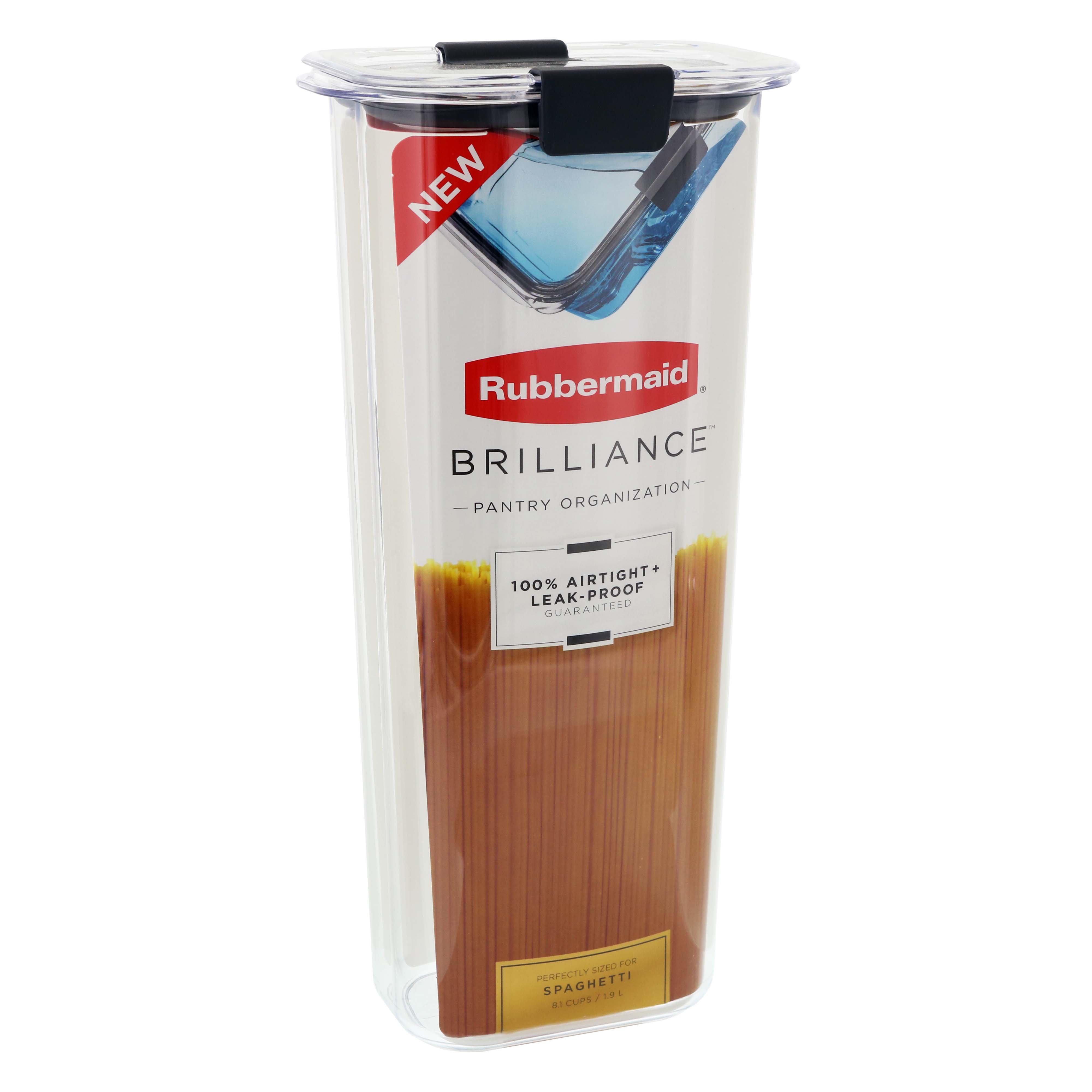 Rubbermaid Brilliance Container, Pantry Organization