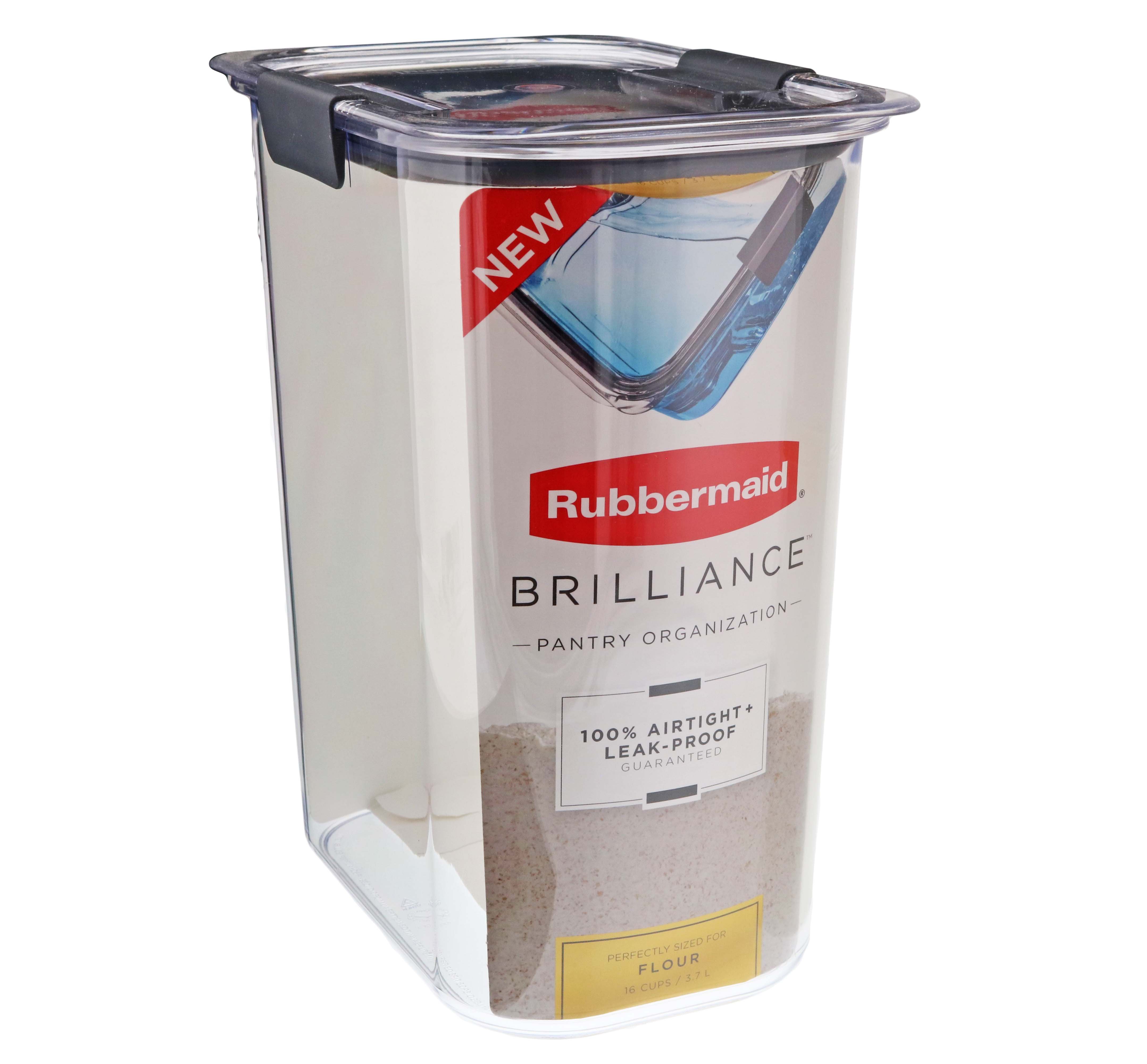 Rubbermaid Brilliance Pantry Flour Shop Food Storage at HEB