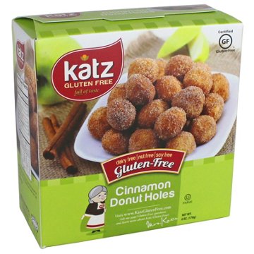 Katz Gluten Free Cinnamon Donut Holes, 6 oz