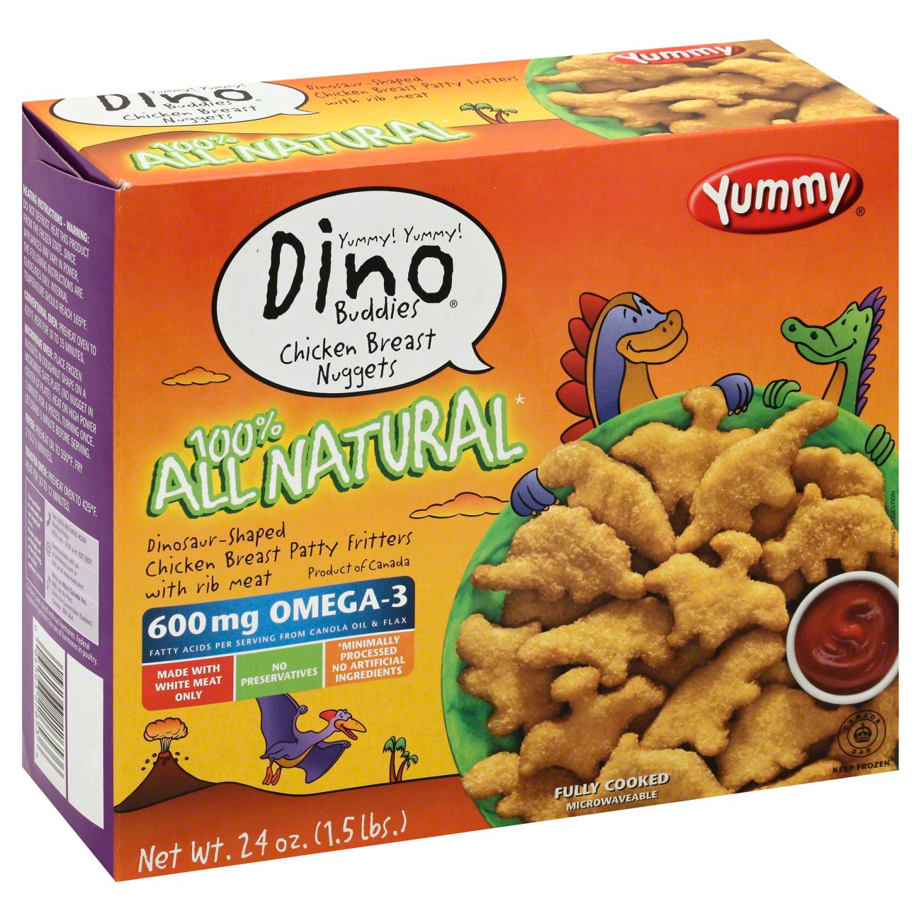 Sintético 101+ Foto Nuggets De Pollo En Forma De Dinosaurio Mirada Tensa