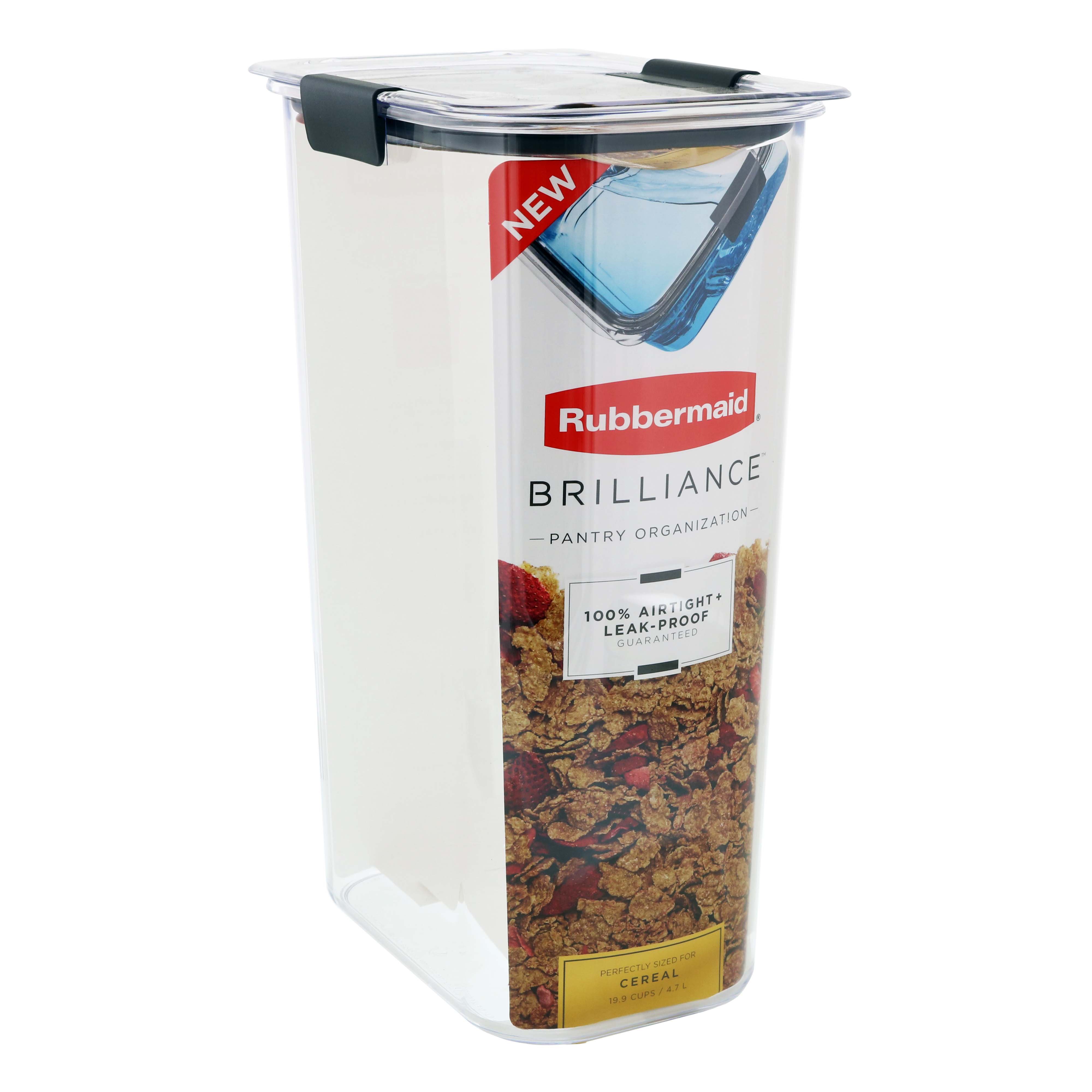Rubbermaid Brilliance Pantry Cereal Shop Food storage at HEB