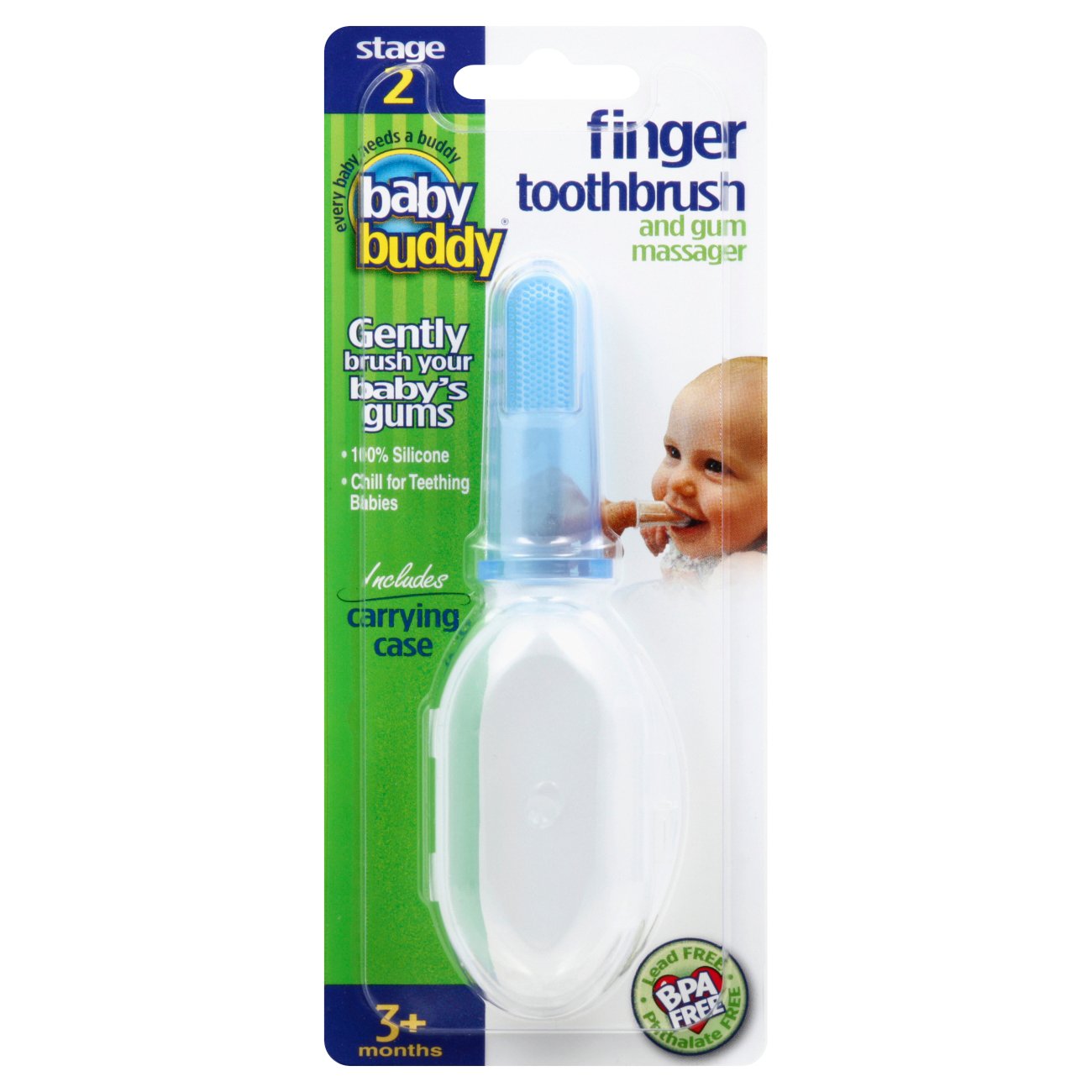 baby buddy silicone finger toothbrush
