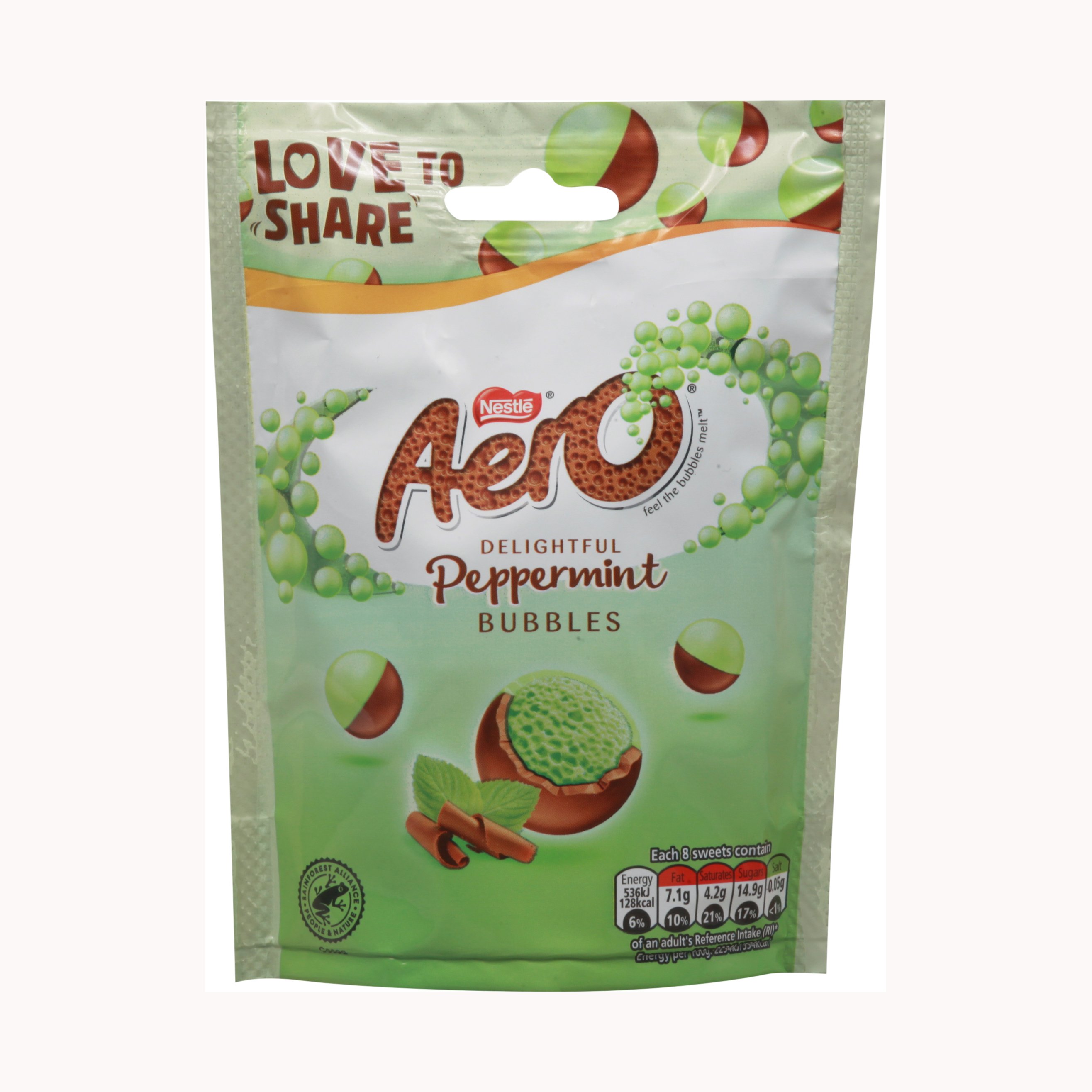 Nestle Aero Peppermint Bubbles 92g ubicaciondepersonas.cdmx.gob.mx