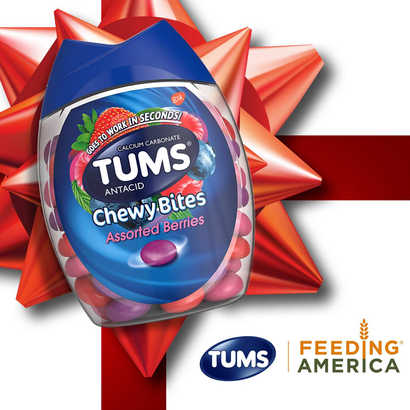 Tums Antacid Chewy Bites Tablets - Assorted Berries; image 4 of 8