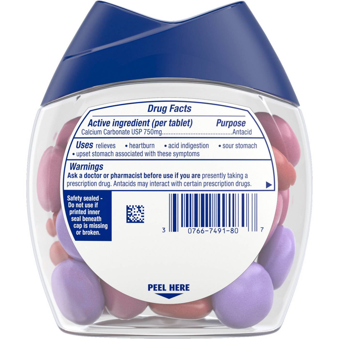 Tums Chewy Bites Assorted Berries Antacid Tablets; image 3 of 8