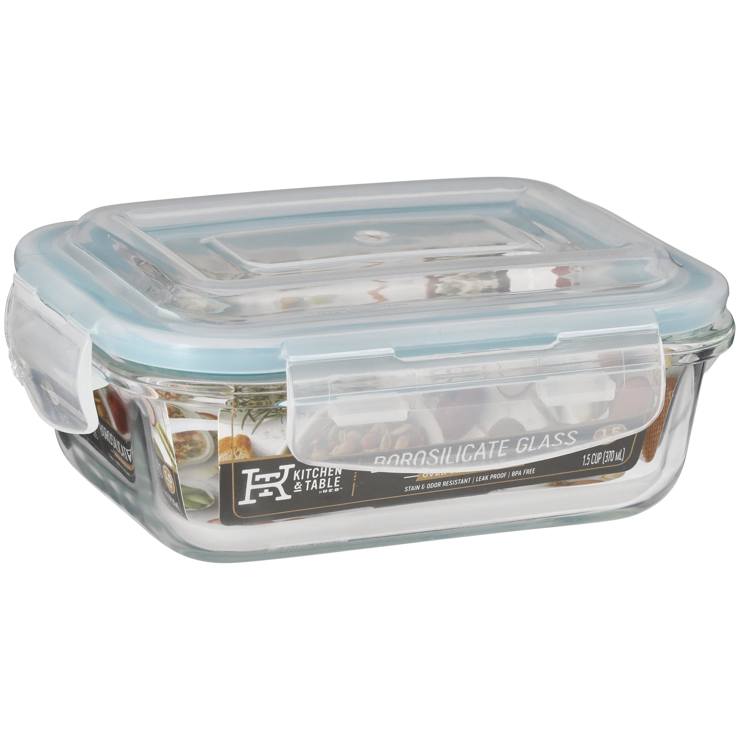 Kitchen & Table by HEB Borosilicate Glass Rectangle Food Storage