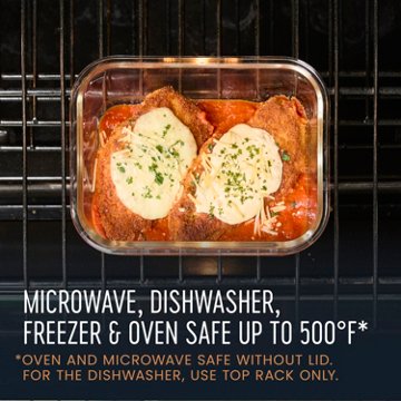 Kitchen & Table by H-E-B Borosilicate Glass Round Food Storage Set, 4 pc