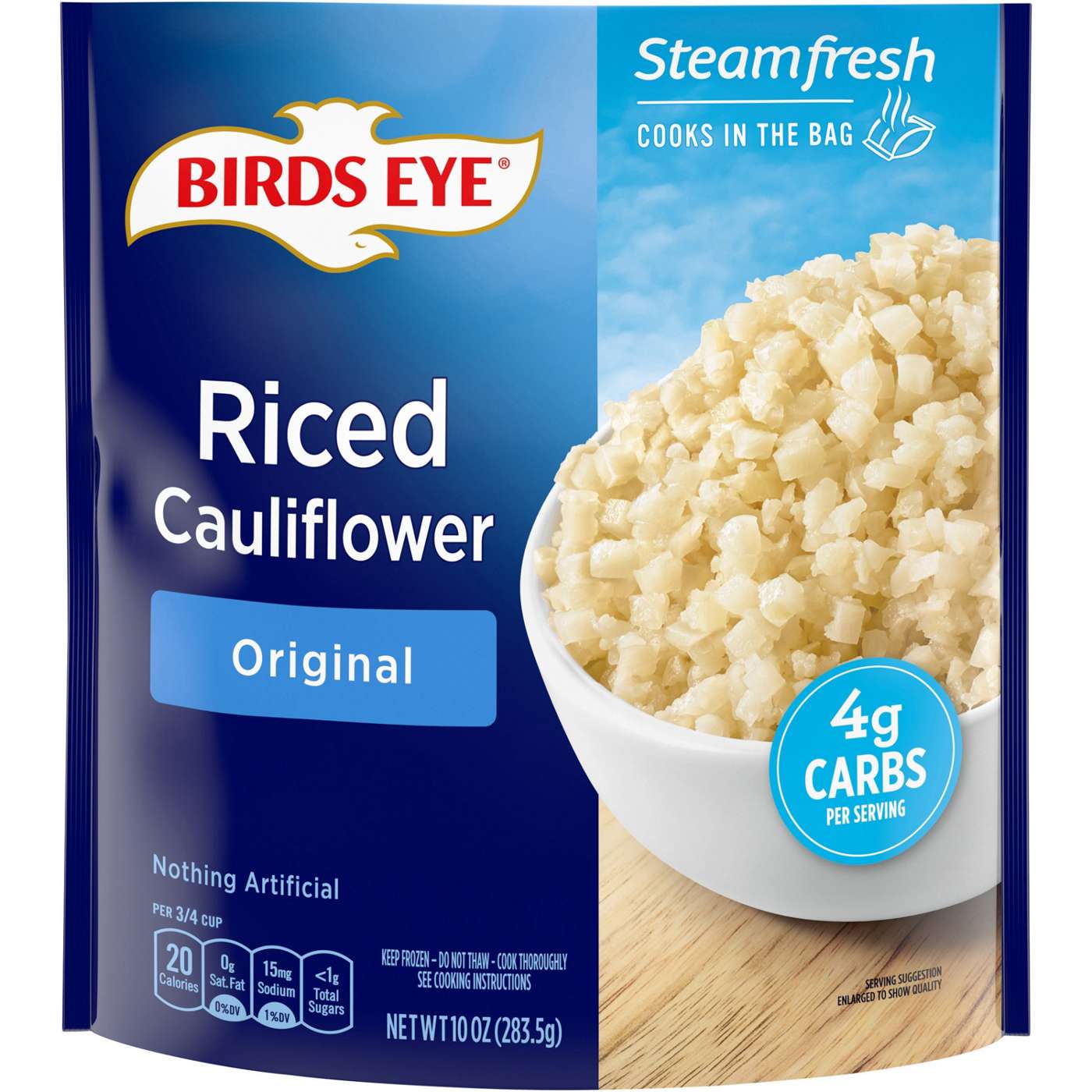 Birds Eye Frozen Steamfresh Riced Cauliflower - Original; image 1 of 7