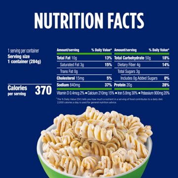 Birds Eye Rotini Alfredo 20g Protein Veggie Pasta
