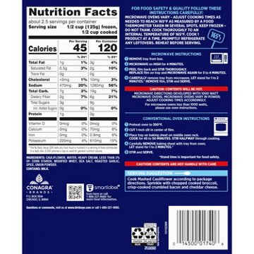 Birds Eye Frozen Roasted Garlic Mashed Cauliflower, 12 oz