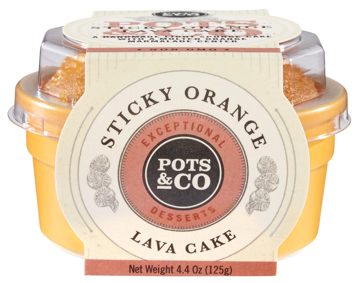 Pots & Co Sticky Orange Lava Cake Shop Desserts & Pastries at HEB