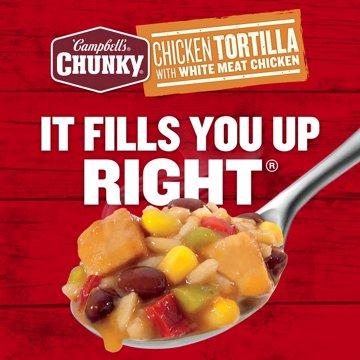 Campbell's Chunky Chicken Tortilla Soup with Grilled White Meat Chicken