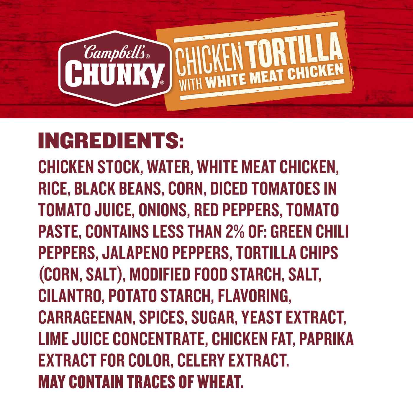 Campbell's Chunky Chicken Tortilla Soup with Grilled White Meat Chicken; image 6 of 9