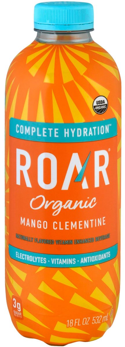 ROAR Organic Mango Clementine Sports Drink, 18 oz