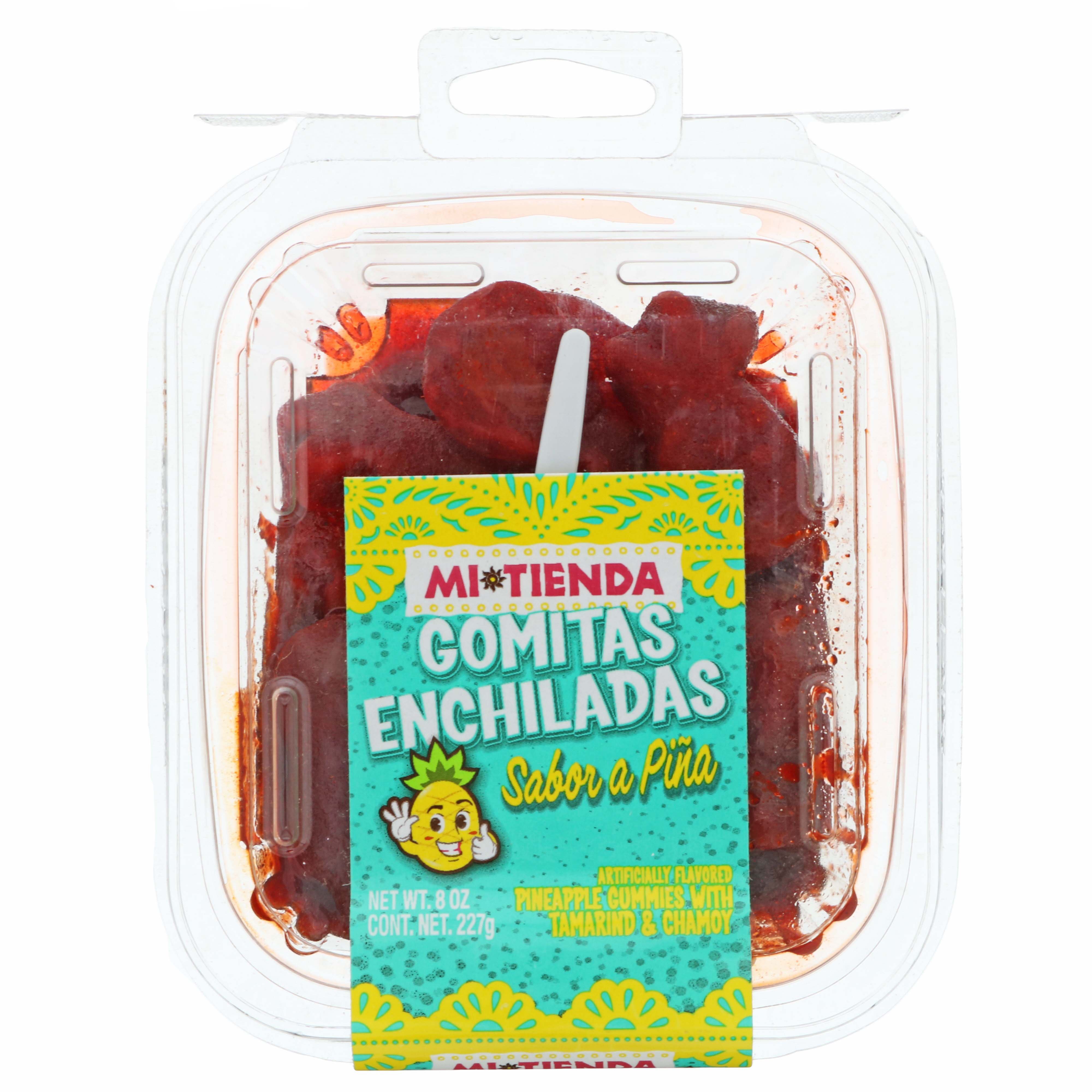 Mi Tienda Gomitas Enchiladas Pineapple Gummies With Tamarind And Chamoy