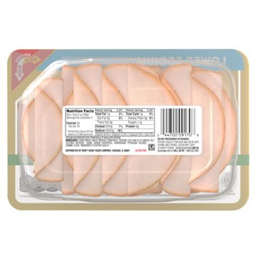 Oscar Mayer Deli Fresh Lower Sodium Oven Roasted Turkey Breast, 8 oz