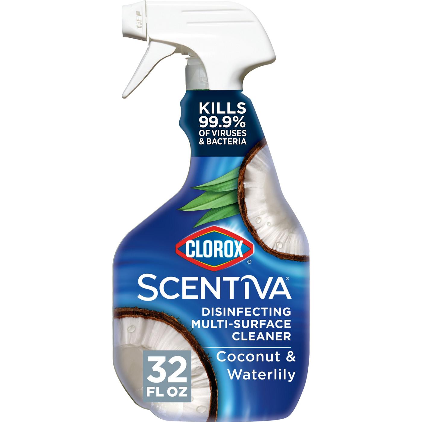 Clorox Scentiva Disinfecting Multi-Surface Cleaner - Coconut and Waterlily; image 1 of 10