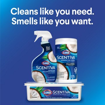 Clorox Scentiva Disinfecting Multi-Surface Cleaner - Coconut and Waterlily, 32 oz