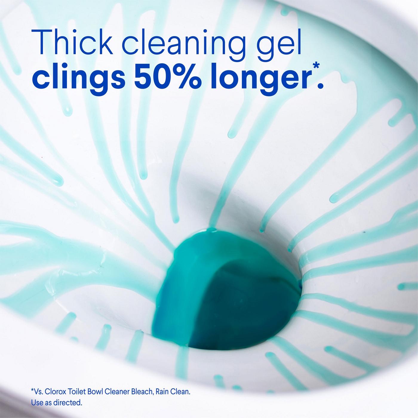 Clorox Toilet Bowl Cleaner - Clinging Bleach Gel - Crisp Lemon; image 9 of 12