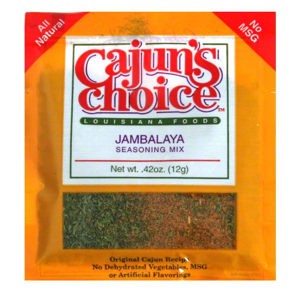 Cajun's Choice Louisiana Foods Jambalaya Seasoning Mix Shop Spice