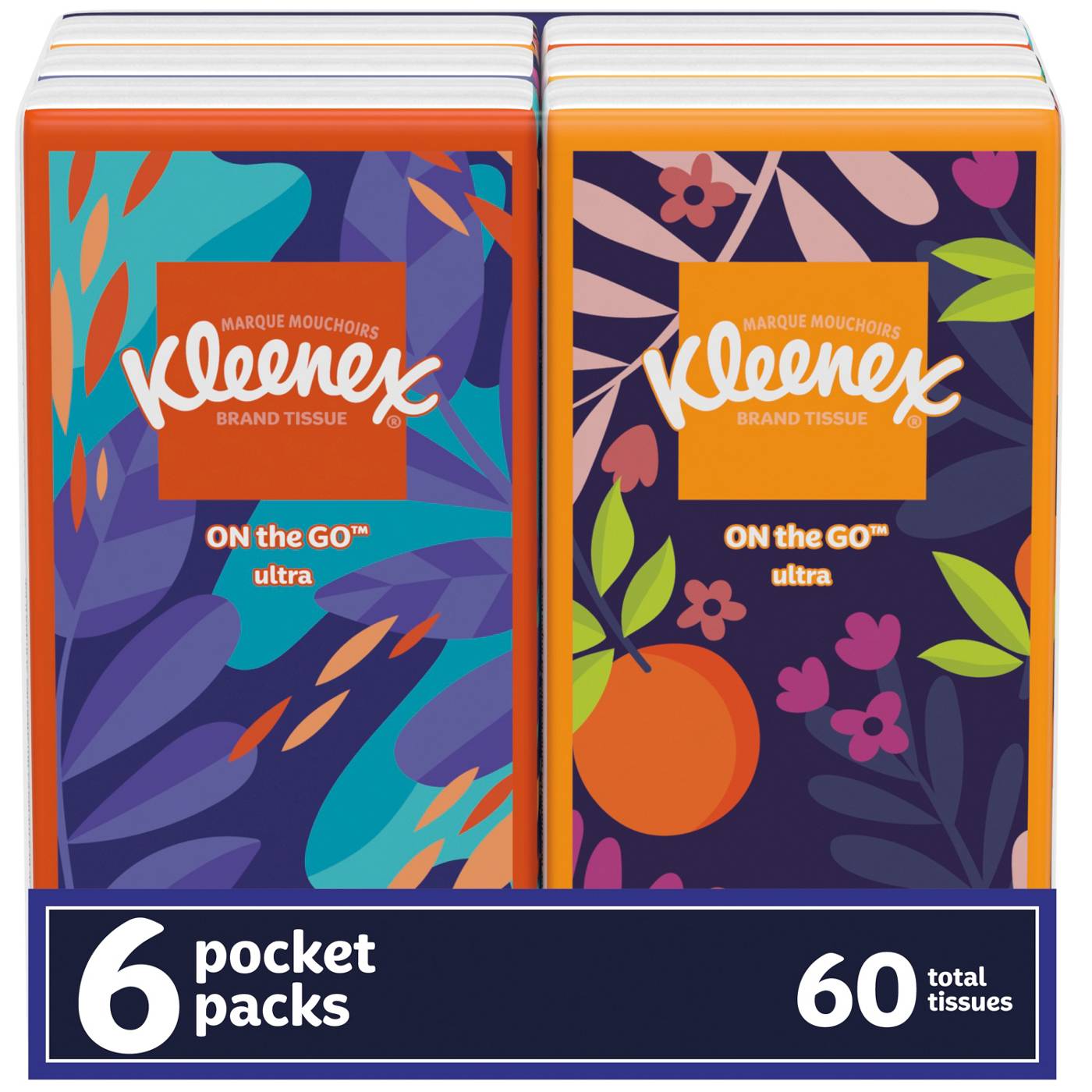 Kleenex On-The-Go Ultra Facial Tissues 6 pk; image 1 of 4