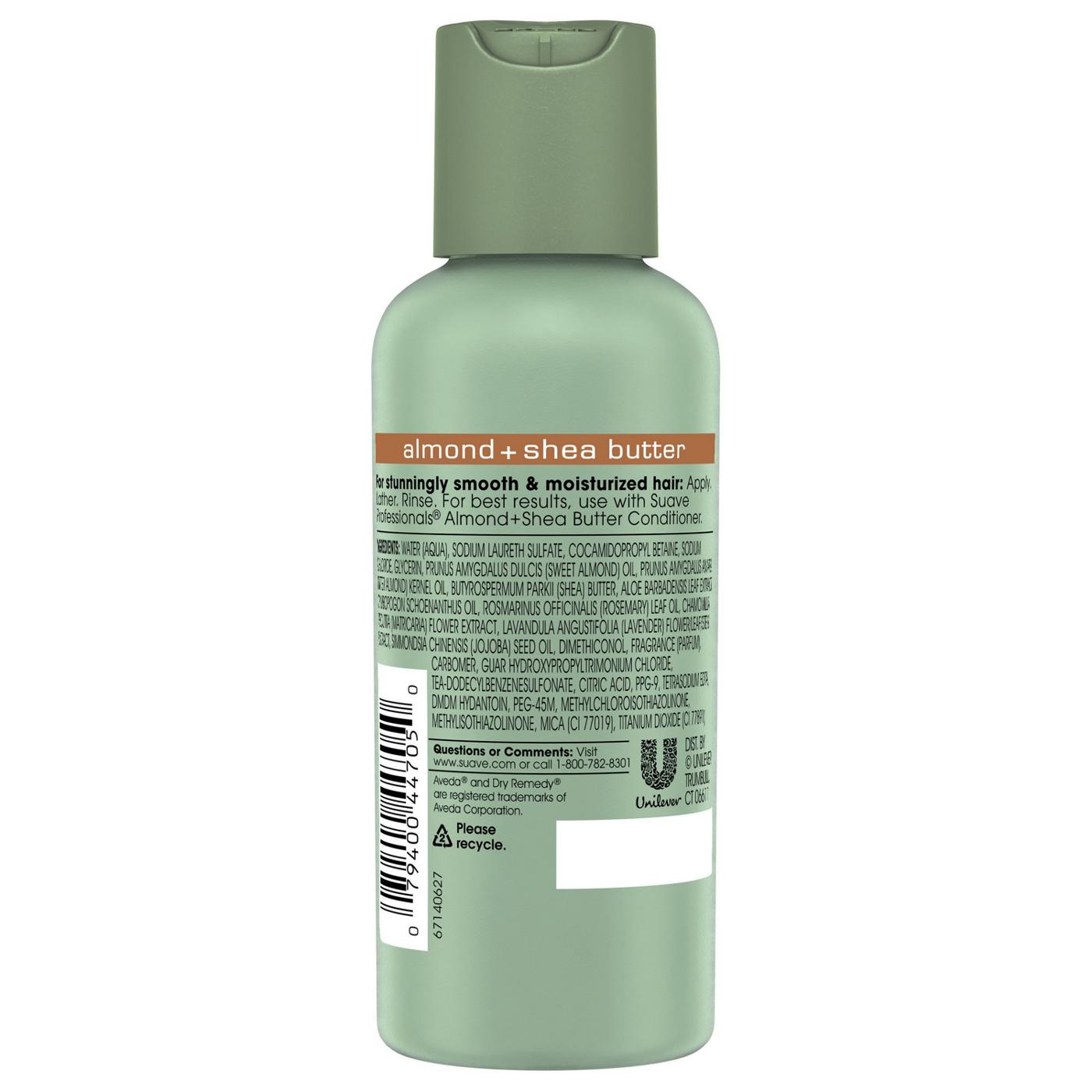 Suave Travel Size Professionals Almond + Shea Butter Shampoo; image 2 of 2