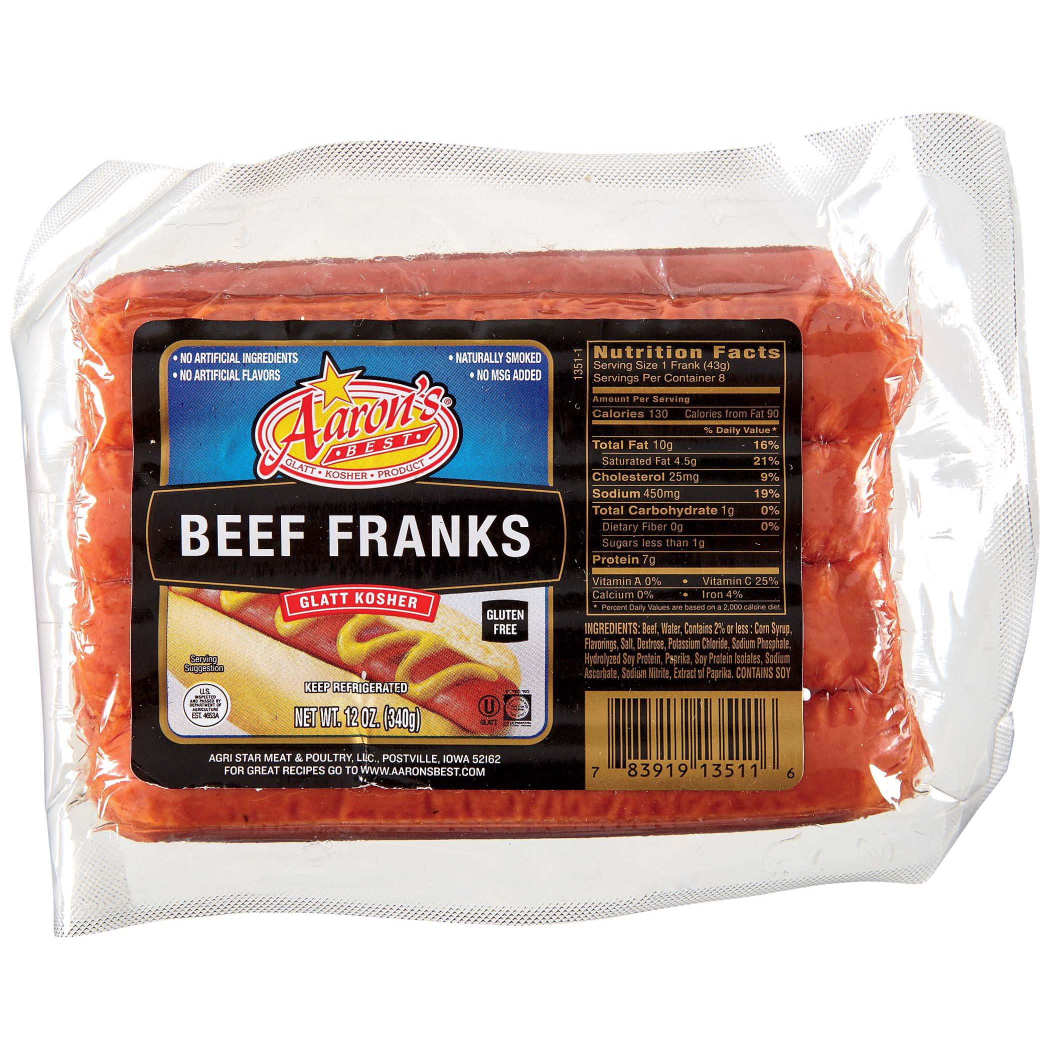Kosher Beef Franks
