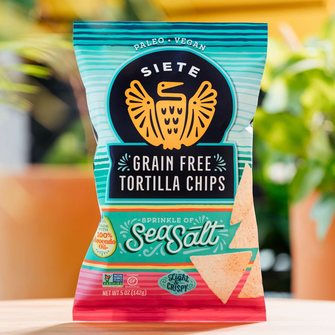 Siete Grain-Free Sea Salt Tortilla Chips; image 4 of 4