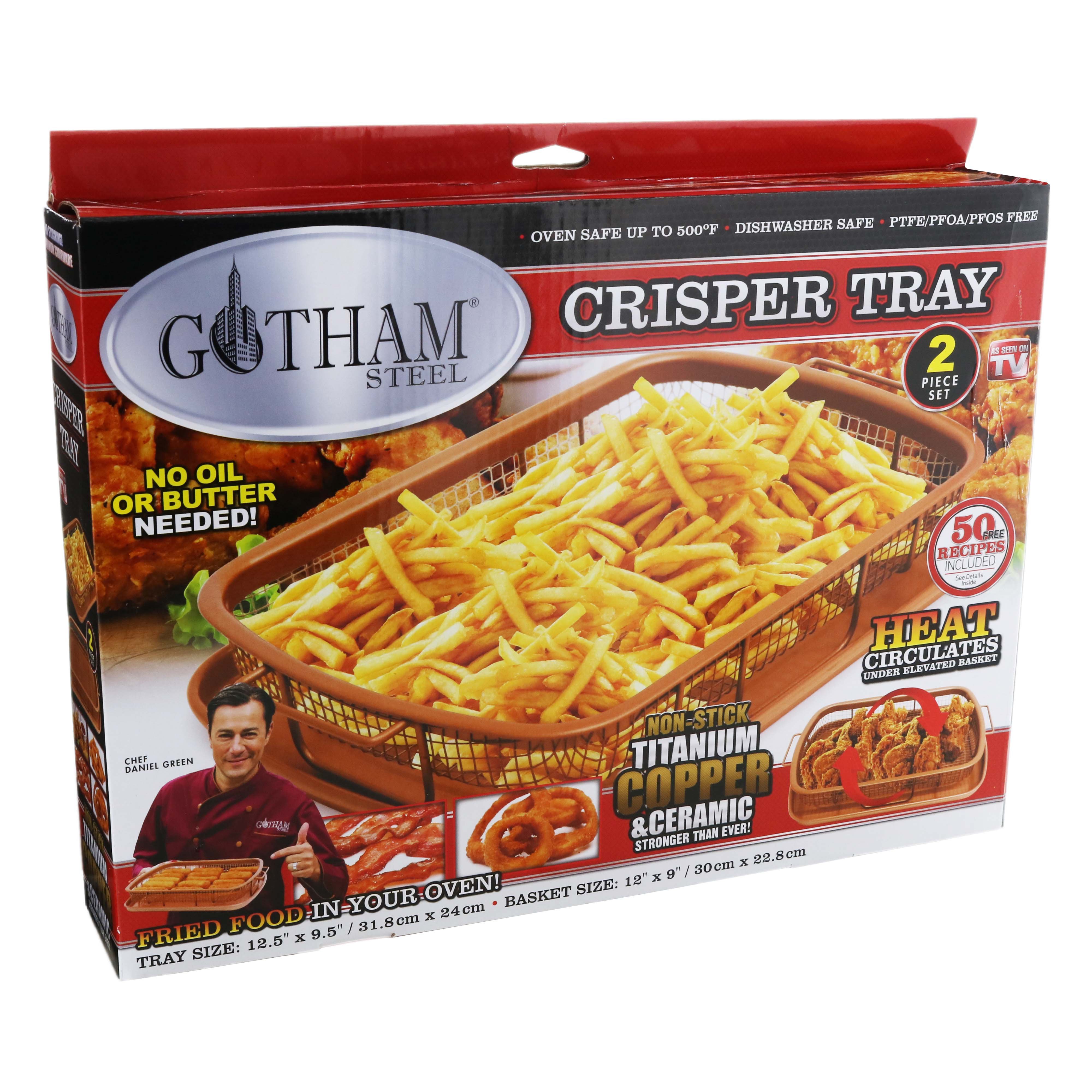 As Seen On TV Gotham Steel Crisper Tray - Shop Frying pans &amp; griddles ...