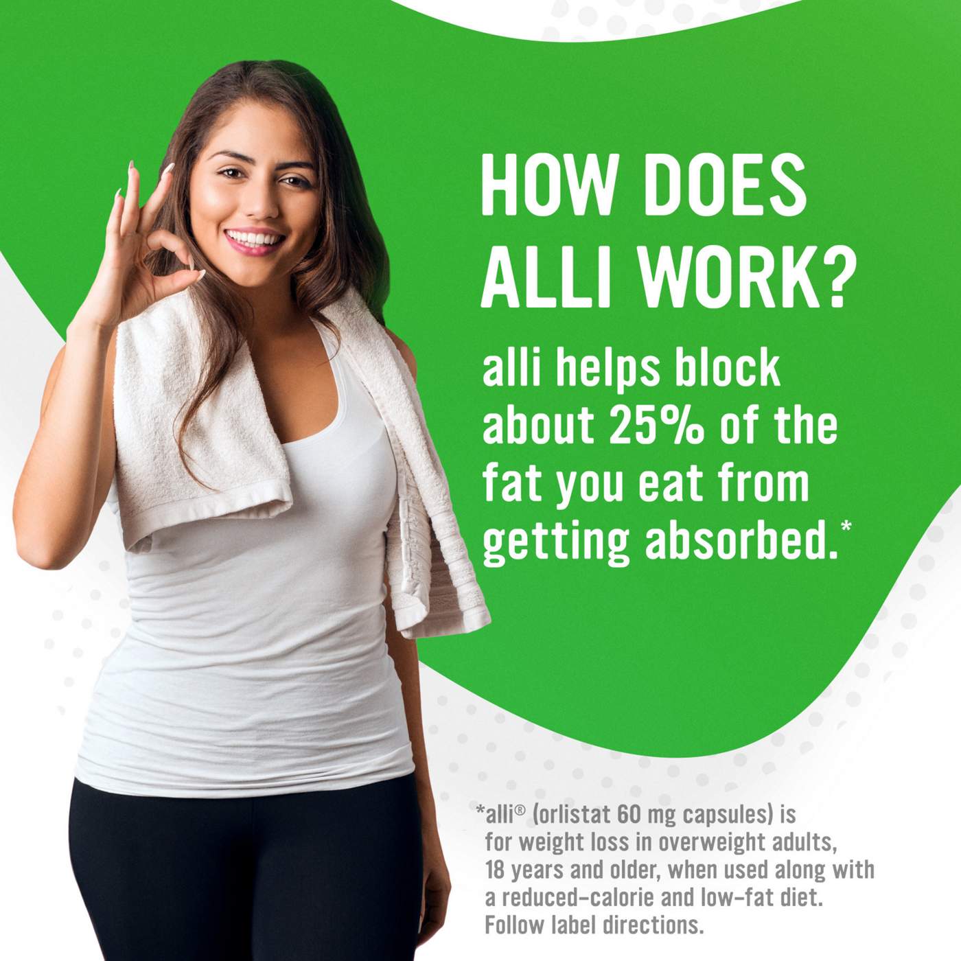 alli Diet Weight Loss Supplement Pills Orlistat 60Mg Capsules Starter