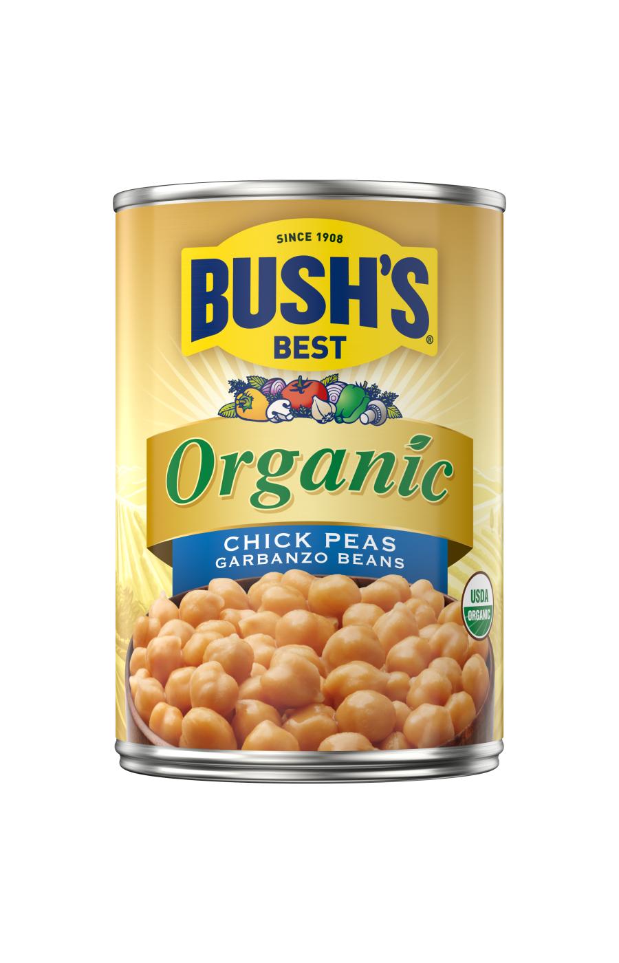 Bush's Best Organic Garbanzo Beans; image 1 of 4