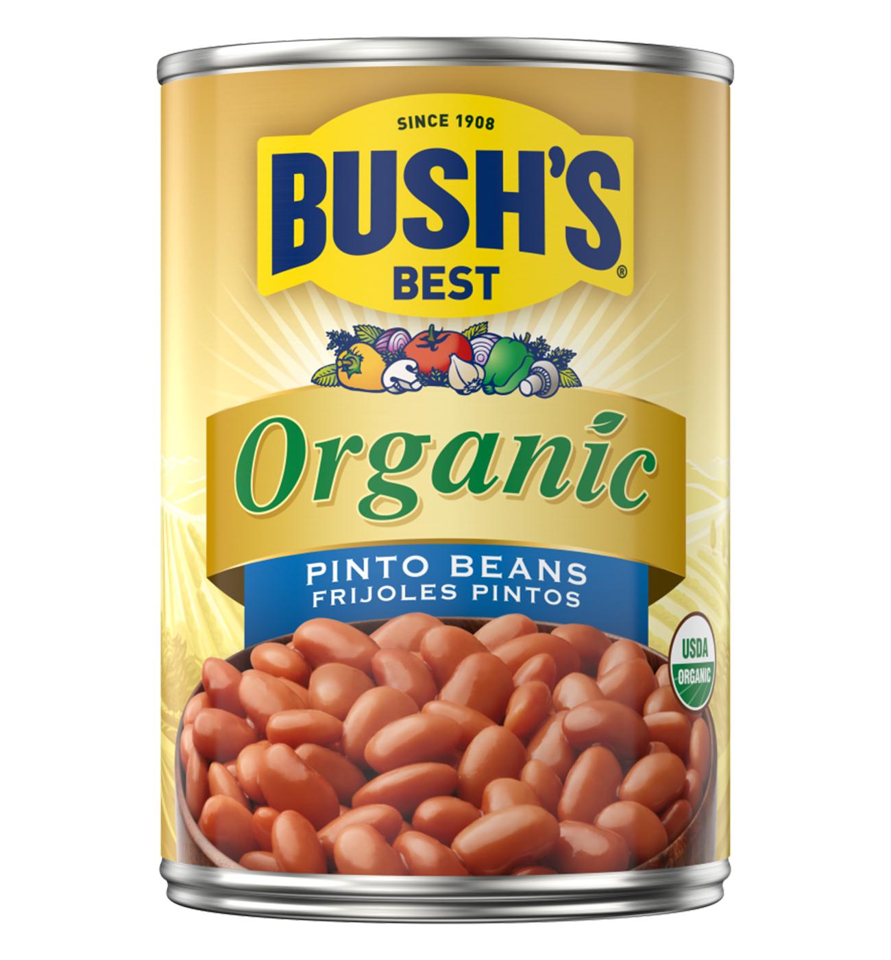 Bush's Best Organic Pinto Beans; image 1 of 4