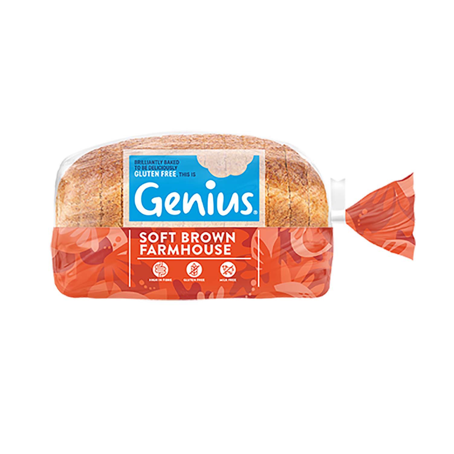 Genius Gluten Free Soft Brown Farmhouse Bread Shop Loaves at HEB