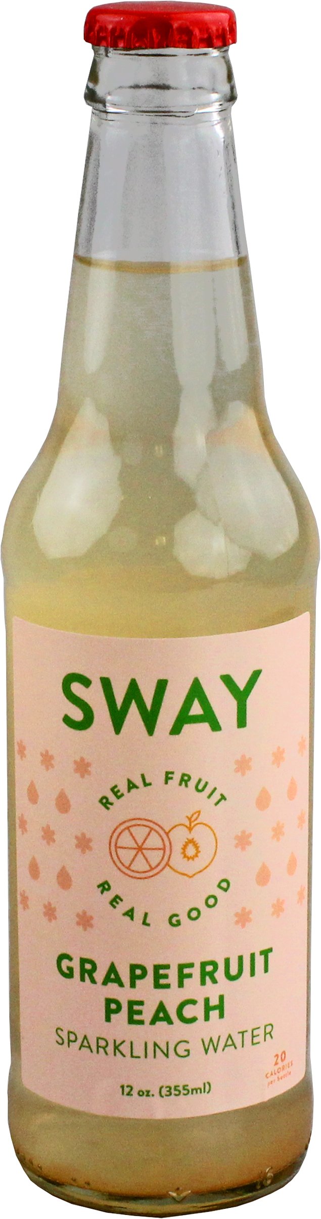 Sway Sparkling Water Grapefruit Peach Shop Water at HEB