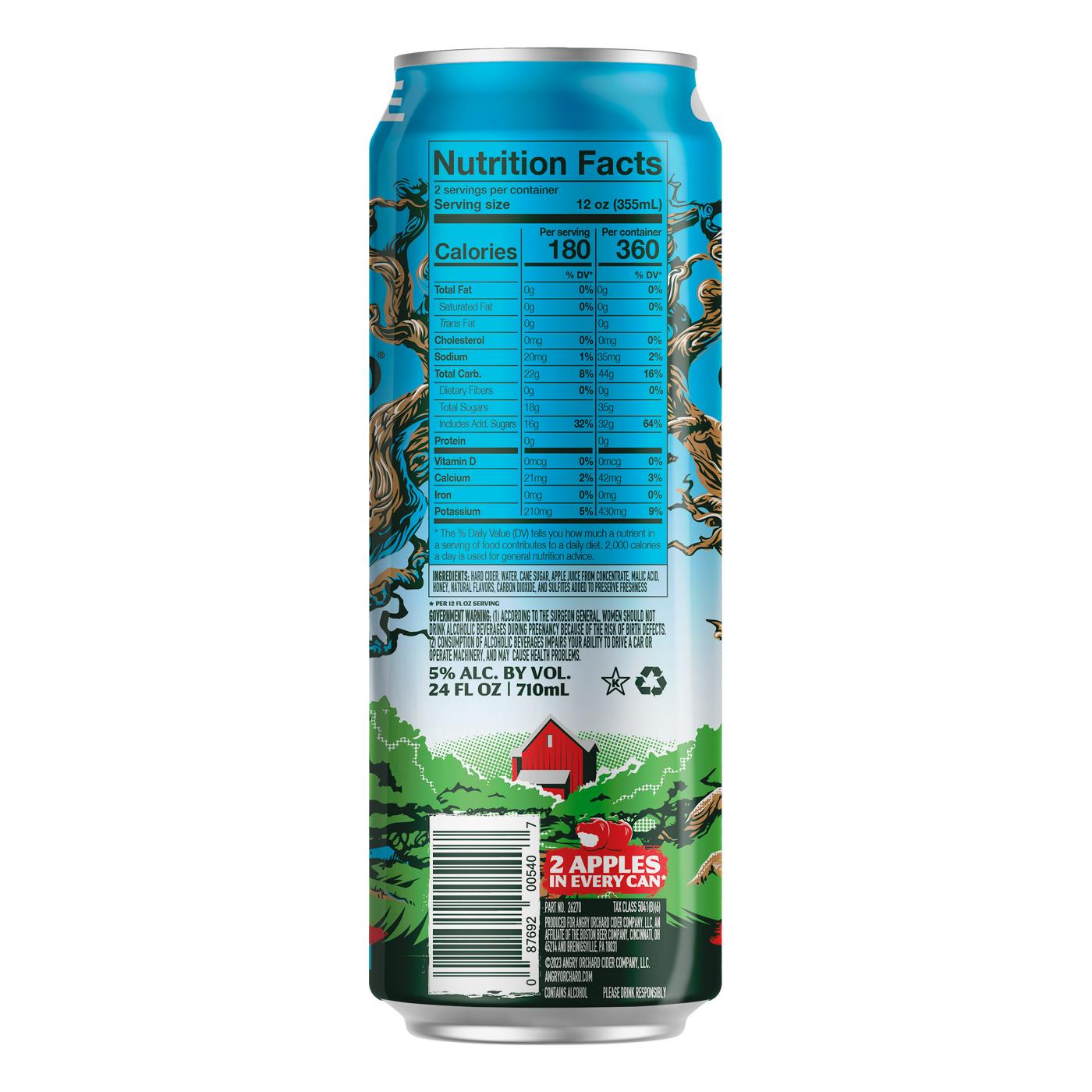 Angry Orchard Crisp Apple Hard Cider Can; image 2 of 2
