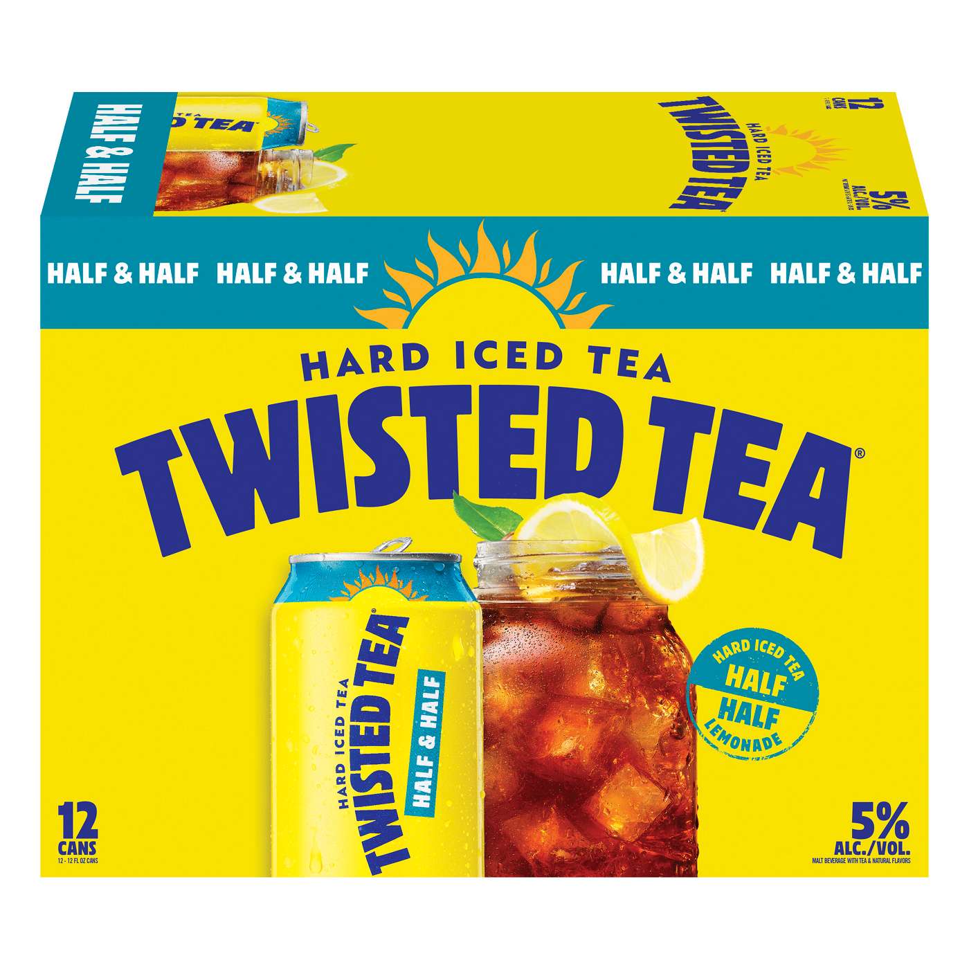 Twisted Tea Hard Iced Tea Half & Half 12 pk Cans; image 1 of 3