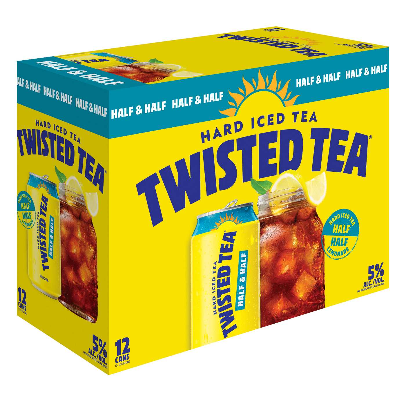 Twisted Tea Hard Iced Tea Half & Half 12 pk Cans; image 2 of 2