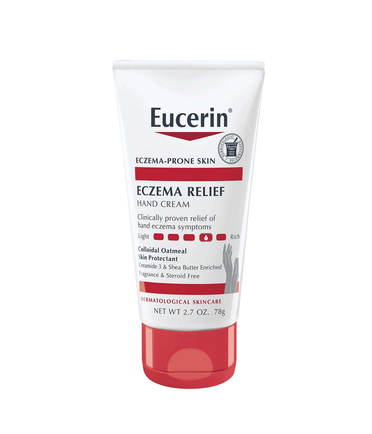 Eucerin Eczema Relief Hand Cream Tube; image 1 of 4