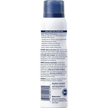 Aquaphor Advanced Therapy Ointment Body Spray Aerosol Can