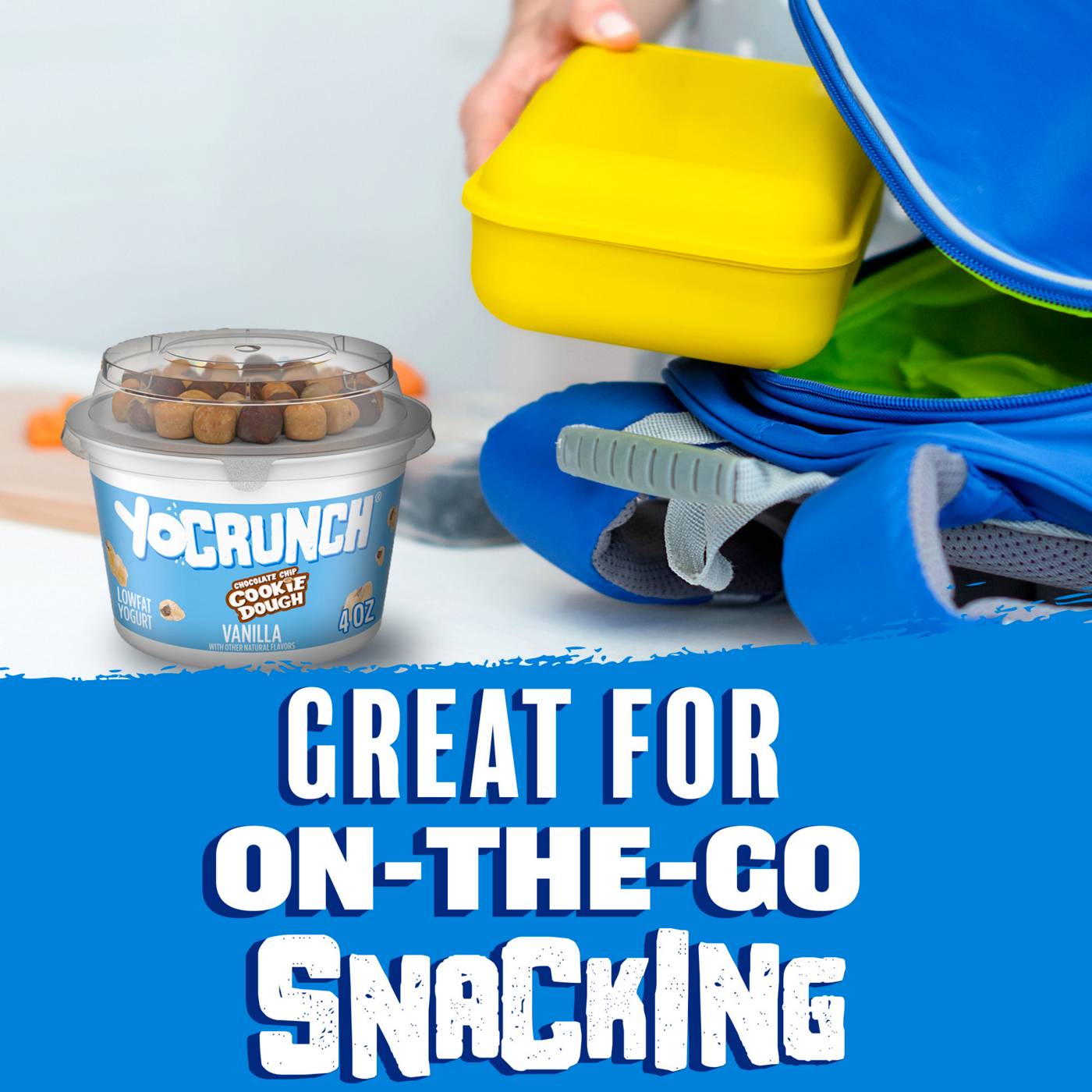YoCrunch Low-Fat Vanilla With Cookie Dough Yogurt; image 5 of 9
