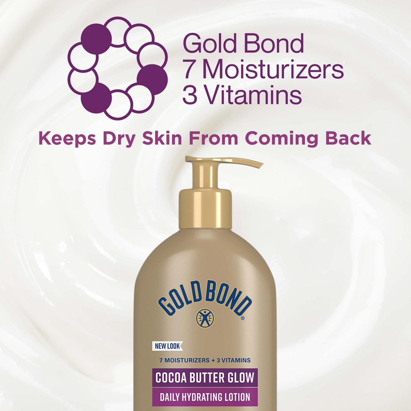 Gold Bond Cocoa Butter Glow Daily Hydration Lotion; image 8 of 10