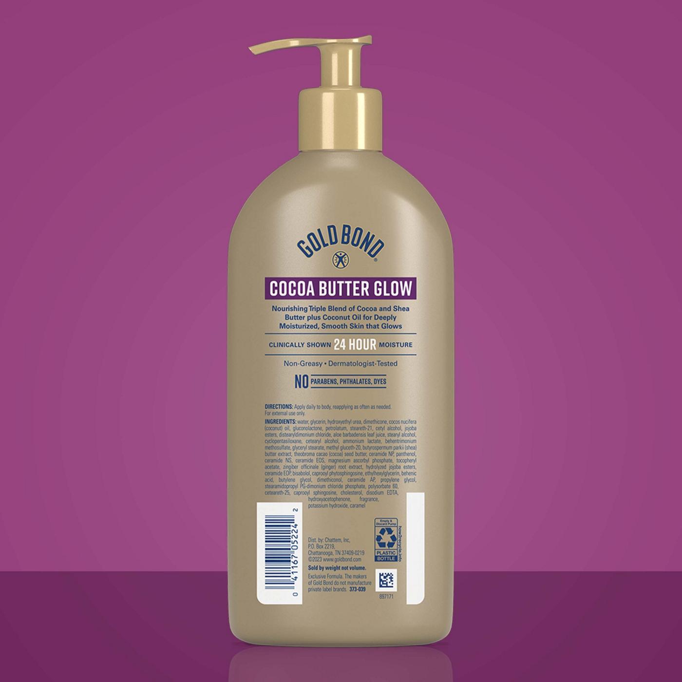 Gold Bond Cocoa Butter Glow Daily Hydration Lotion; image 10 of 10