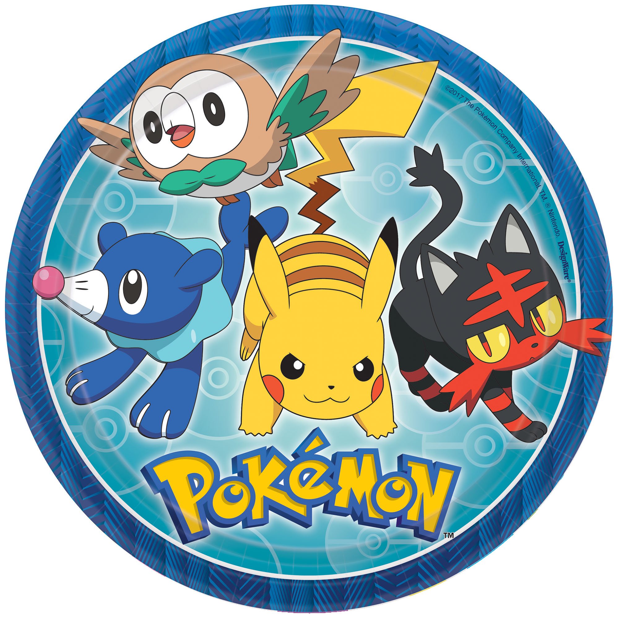 Amscan Pokemon Round Paper Plates 9 in - Shop Plates & Bowls at H-E-B