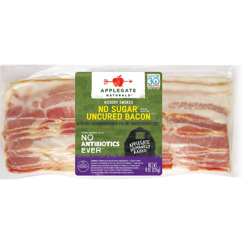 Applegate Naturals Hickory Smoked No Sugar Uncured Bacon - Shop Meat at  H-E-B