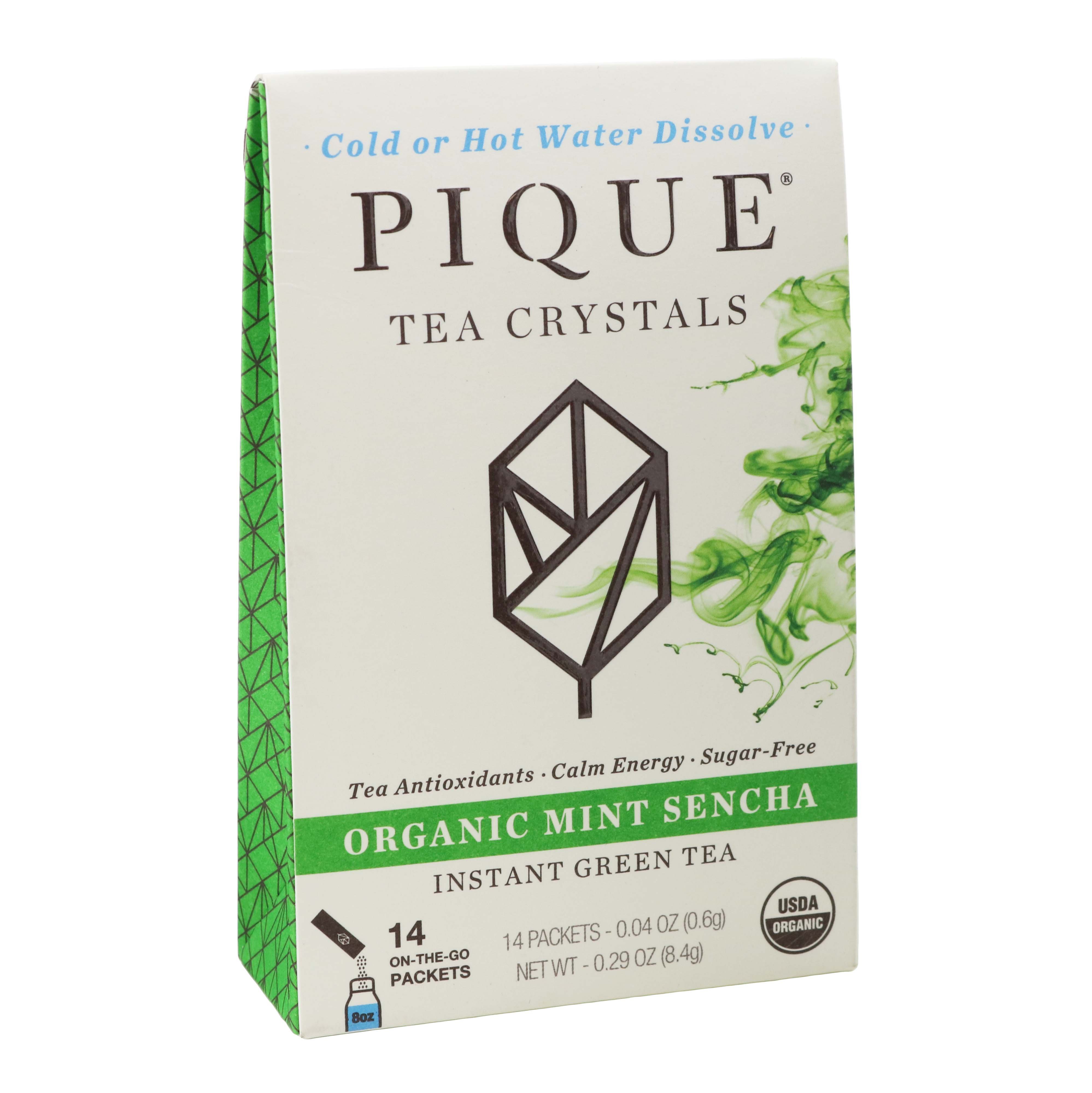 Pique Tea Crystals Mint Sencha Organic Green Tea Shop Tea at HEB
