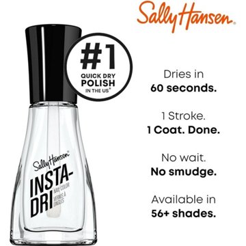 Sally Hansen Insta Dri Nail Polish - Clearly Quick, 0.31 oz