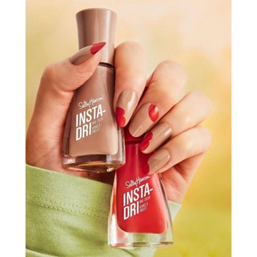 Sally Hansen Insta Dri Nail Polish - Black To Black, 0.31 oz