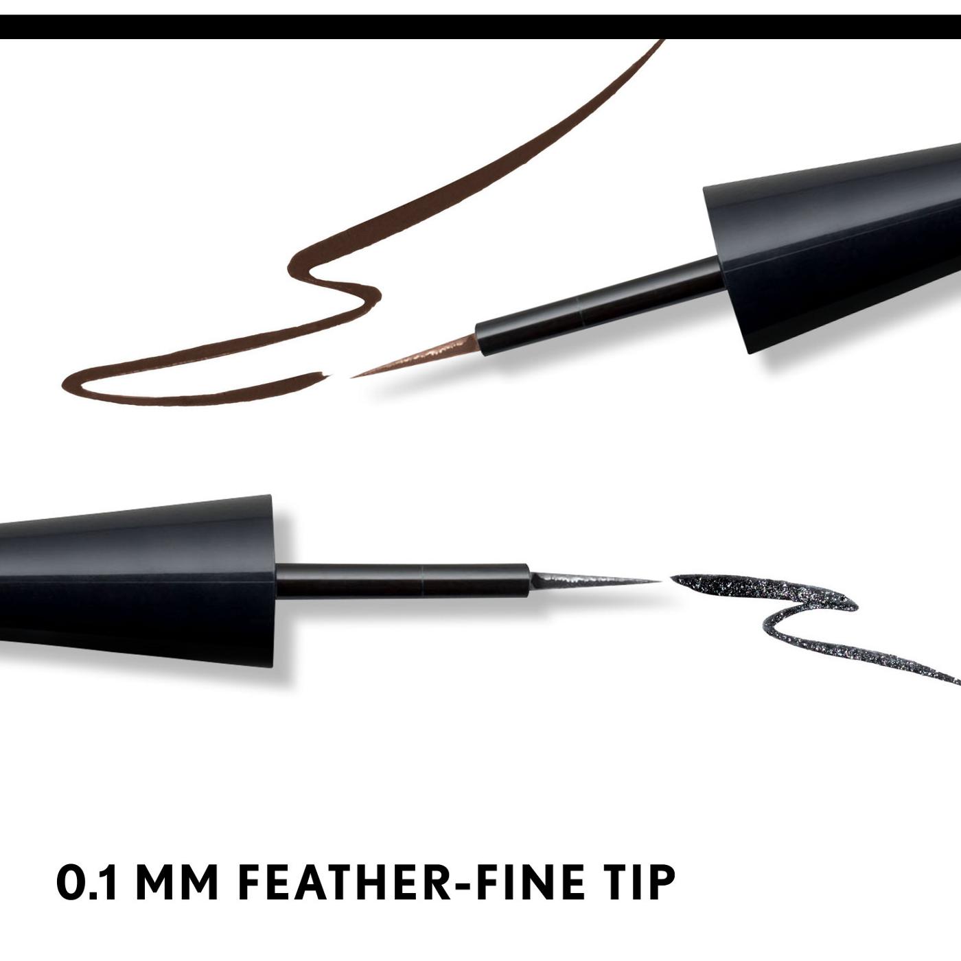 Covergirl Get In Line Liquid Eyeliner 330 Black Crystal; image 3 of 9